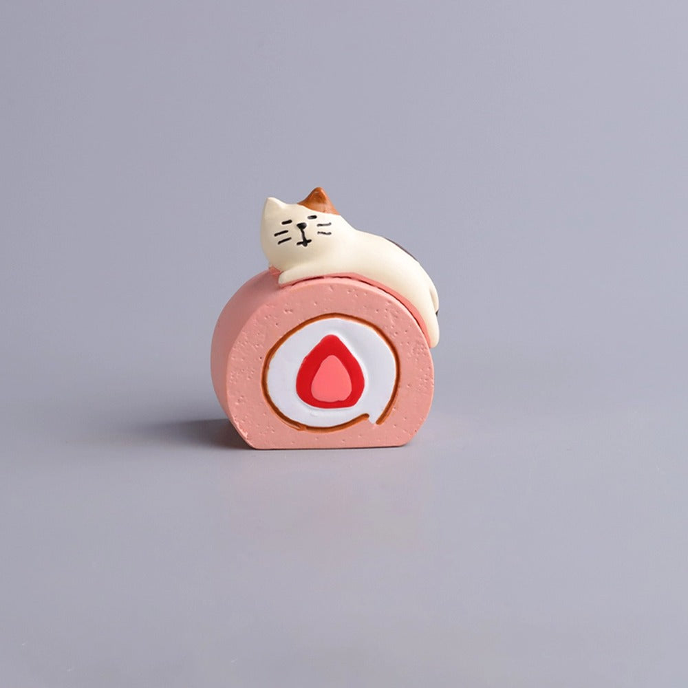 Erdbeere katze serie kreative ornamente