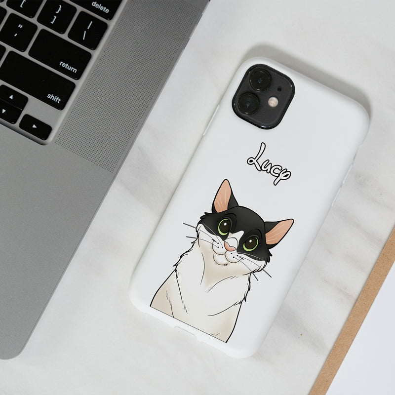 Coque de téléphone robuste personnalisée pour animaux de compagnie