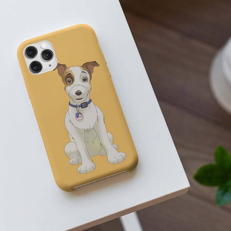 Coque de téléphone robuste personnalisée pour animaux de compagnie