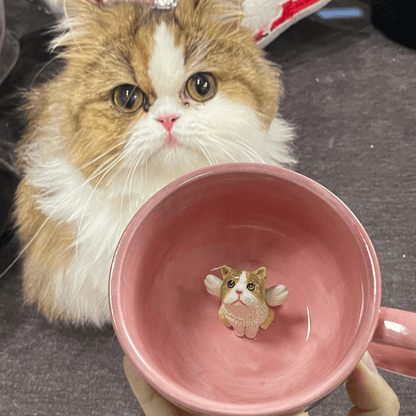 Haustier-Mutter-Liebhaber-Geschenk, Keramik-Sukkulenten-Portrait-Topf