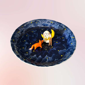 Customizable Pet Dish – Little Prince Starry Sky Series