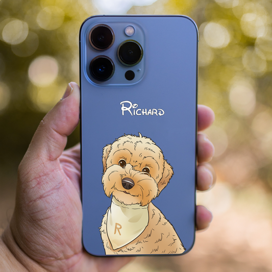 Coque de téléphone robuste personnalisée pour animaux de compagnie 