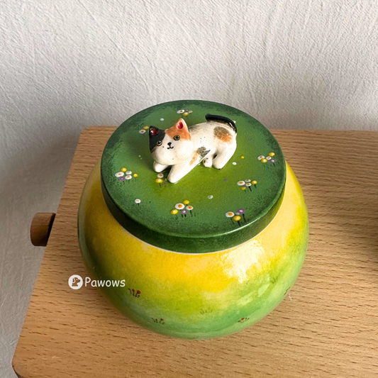 Custom Pet's Figure Ceramic Urn-Aesthetic