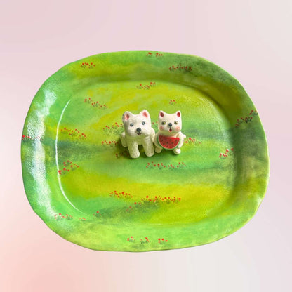 Handmade Custom Cute Pet Dish