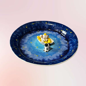 Customizable Pet Dish – Little Prince Starry Sky Series