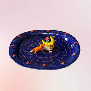 Customizable Pet Dish – Little Prince Starry Sky Series