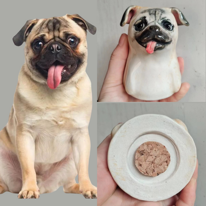 Custom Portrait Pet Ceramic Urn