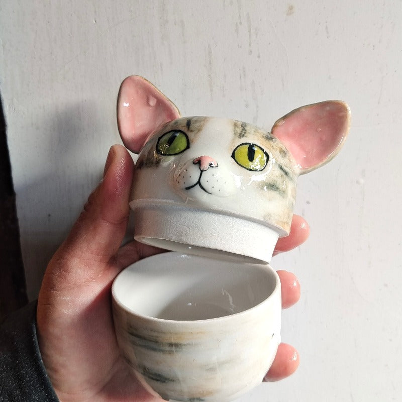 Custom Portrait Pet Ceramic Urn