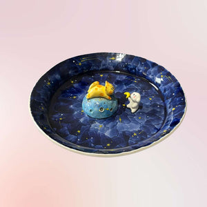 Customizable Pet Dish – Little Prince Starry Sky Series