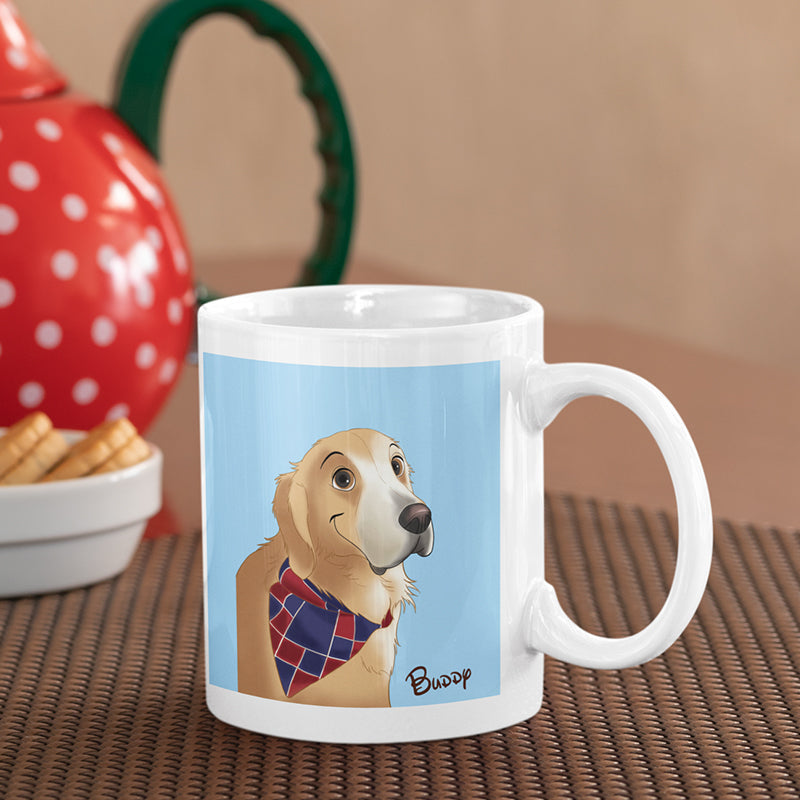 Custom Cartoon Pet Coffee Mug