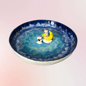 Customizable Pet Dish – Little Prince Starry Sky Series