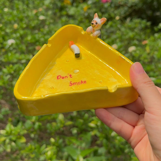 Custom Ceramic Handmade Pet Figurine Ashtray