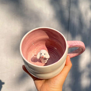 Handmade Custom Pet's Figure Ceramic Mug