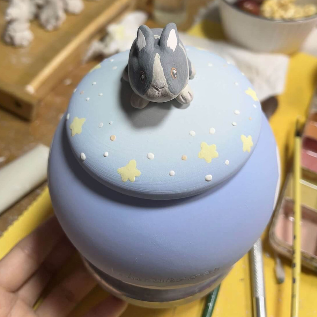 Custom Pet's Figure Ceramic Urn-Aesthetic