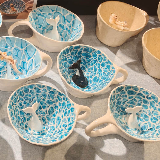 Handmade Whale Tail Mug – Ocean Inspired