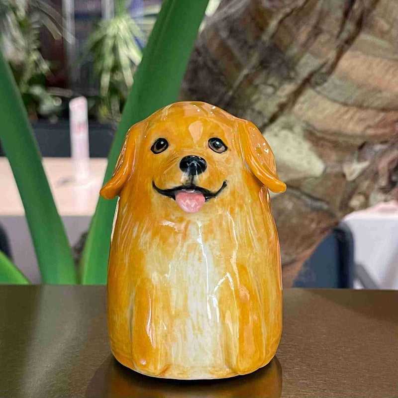 Custom Portrait Pet Ceramic Urn