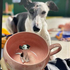 Cadeau d'amant de maman pour animaux de compagnie Pot de portrait succulent en céramique