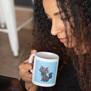 Benutzerdefinierte Cartoon-Haustier-Kaffeetasse