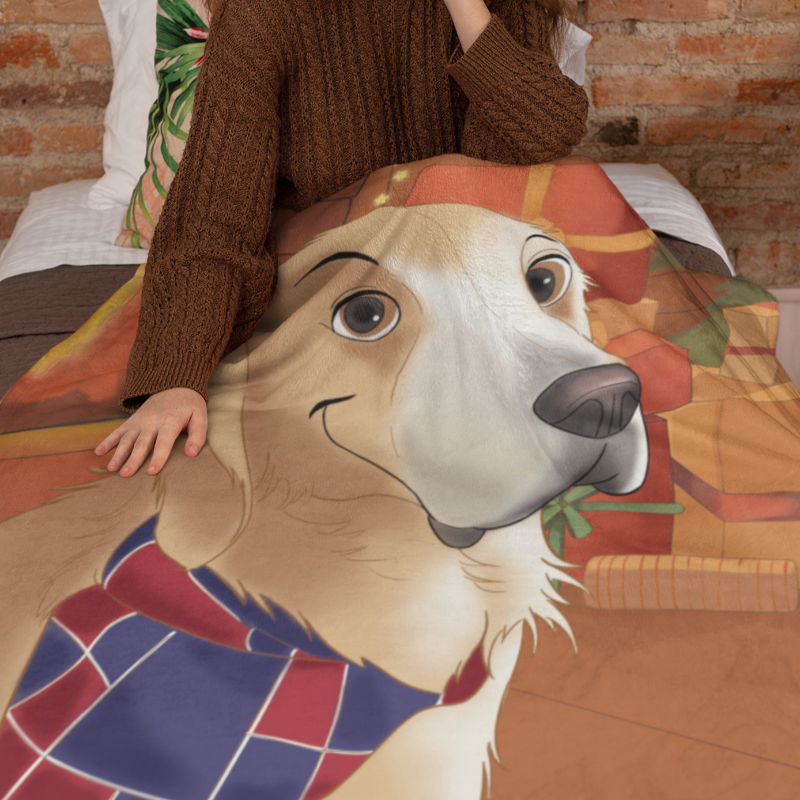 Blanket with your dog on it hotsell