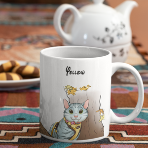 Benutzerdefinierte Cartoon-Haustier-Kaffeetasse